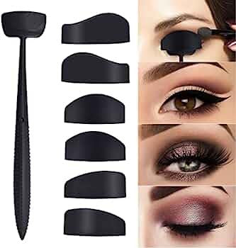 ¡Kit delineador linea sombras X 6 moldes!