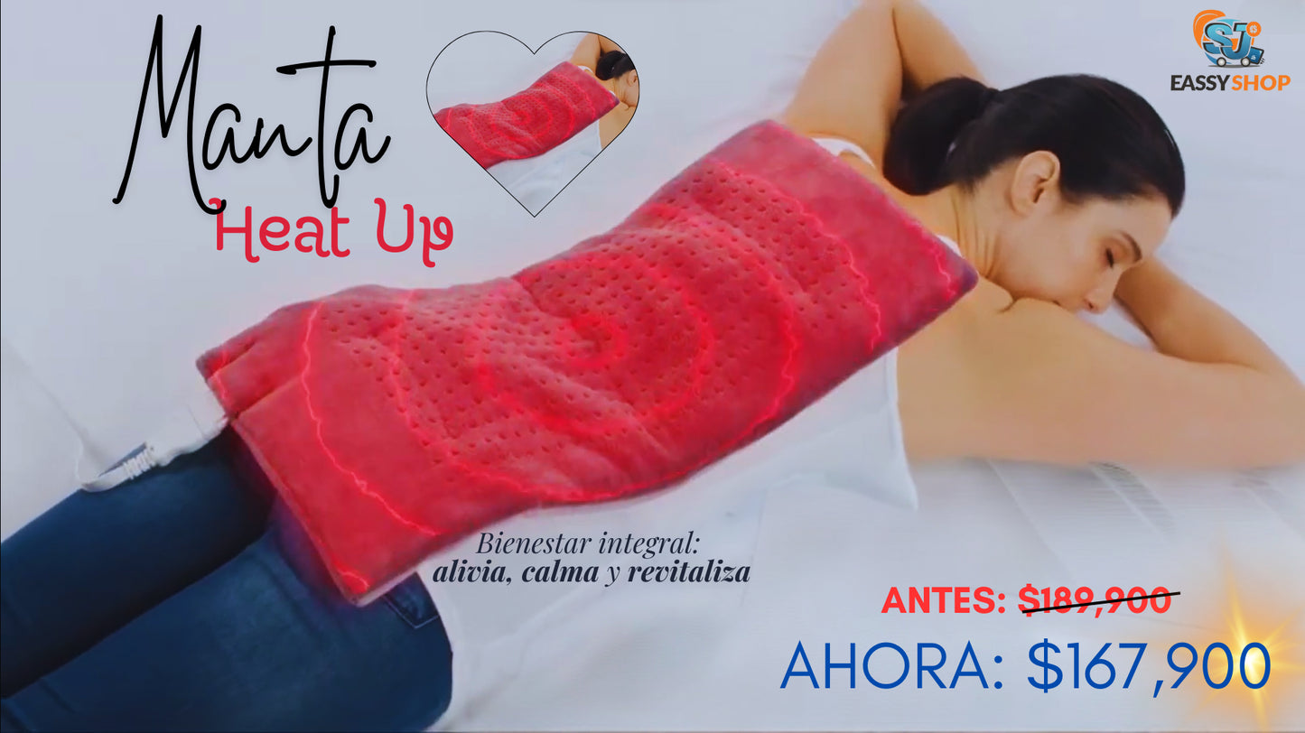 ¡Descubre el confort y bienestar en tu hogar con la manta térmica Heat Up! 🌈✨